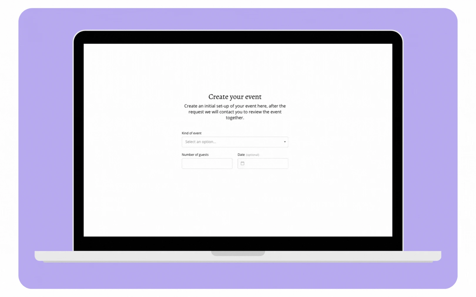 User interface of MICE Operations